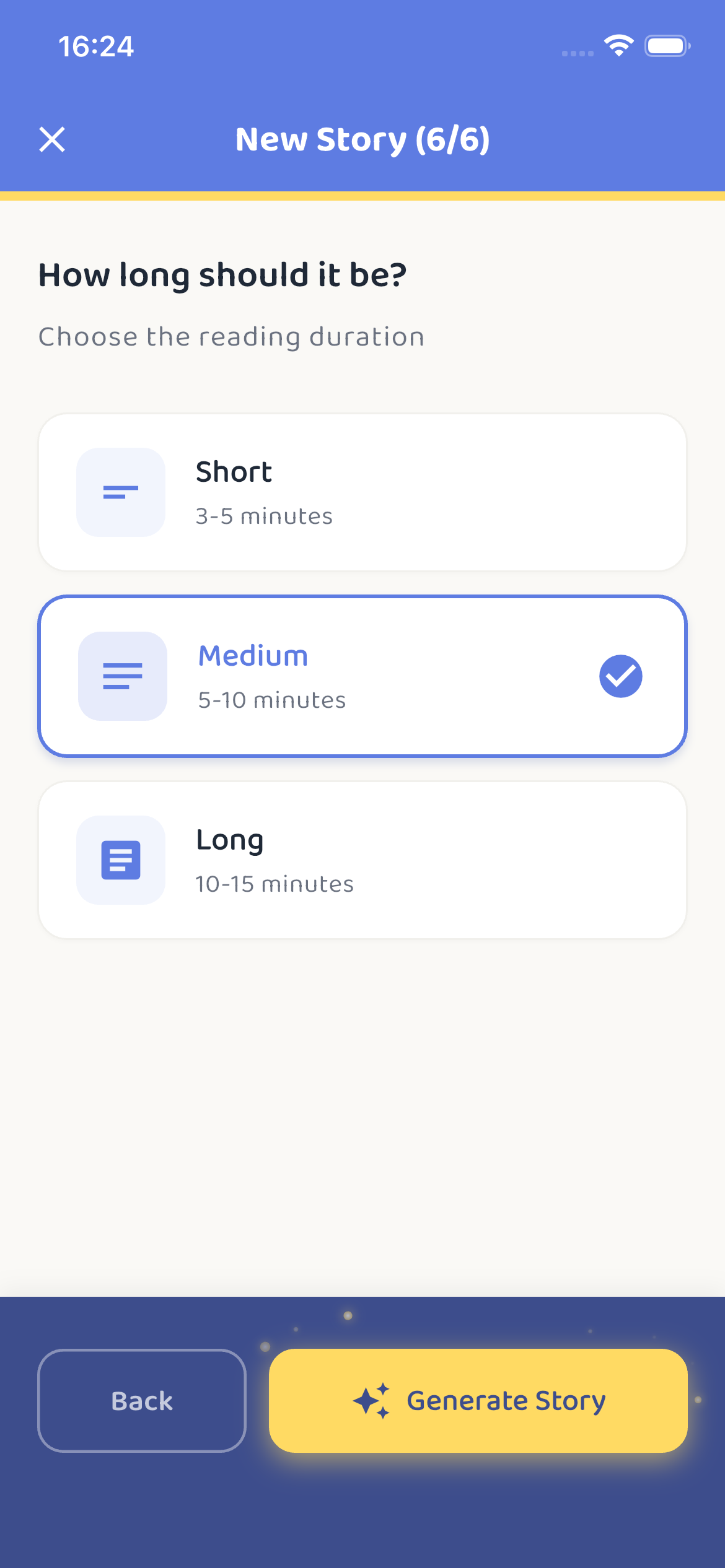 Create Story - Customize every detail