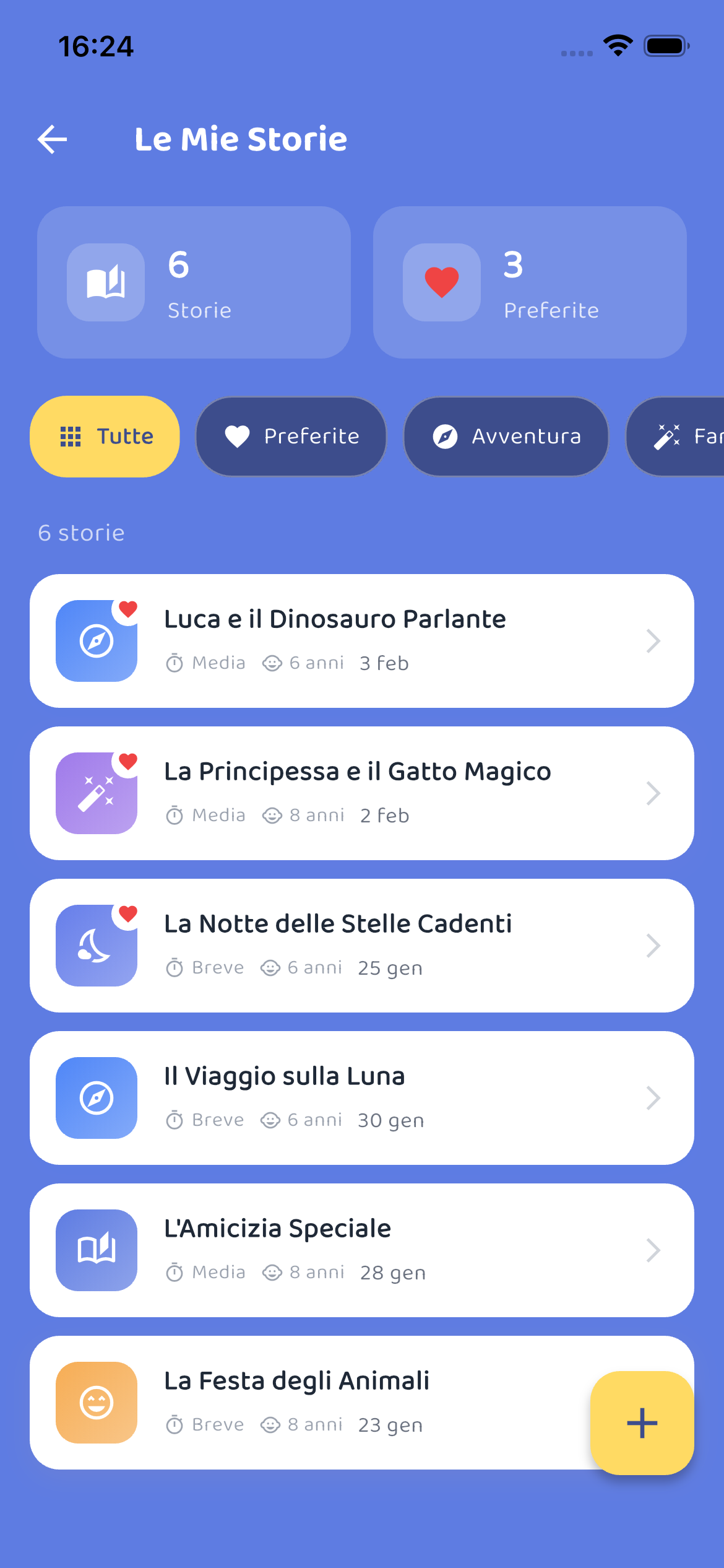 Libreria - Tutte le tue storie salvate